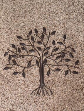 Metal Tree Wall Art - Black Decorative Wall Decor